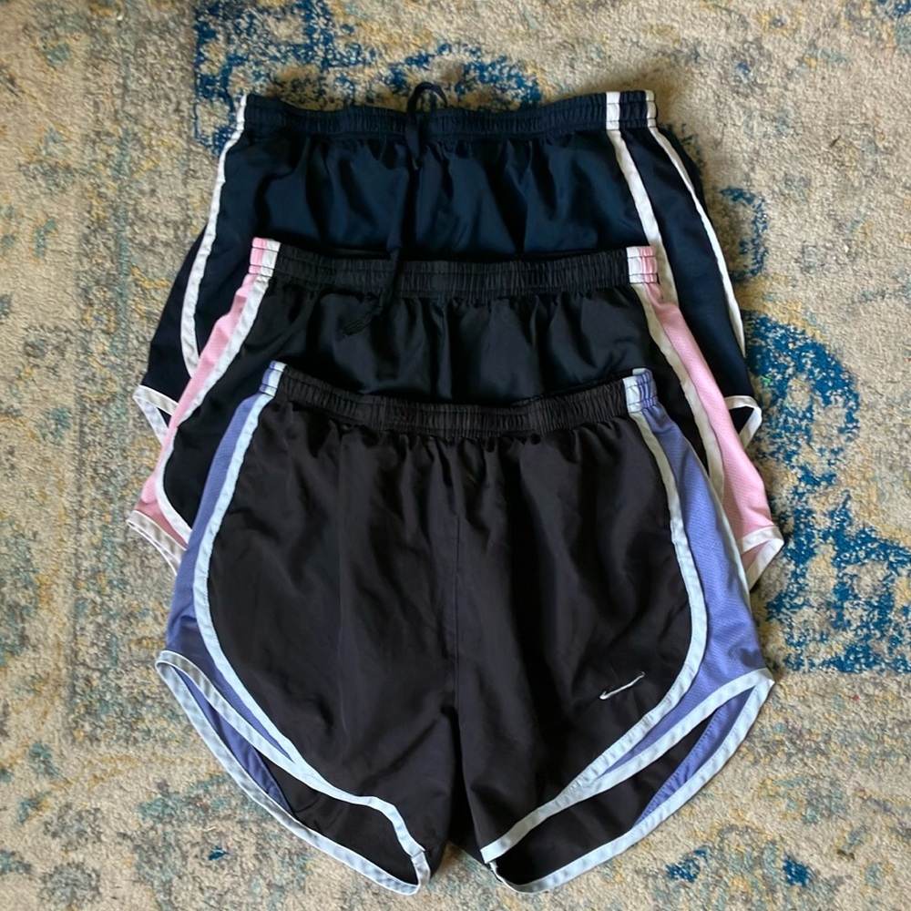 Lot of 3 women’s Nike tempo running shorts small